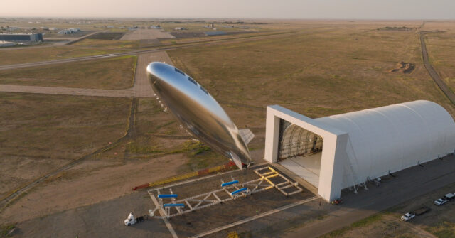 Sceye's high altitude platform system (HAPS) launches from New Mexico to begin a trans-Pacific flight to Japan on August 9, 2026.