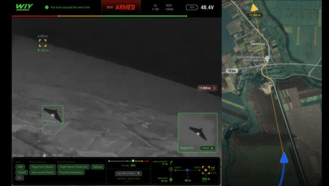 The German-Ukrainian joint venture named Quantum WIY Industries is developing interceptor drones that rely on ground-based radio links and onboard AI systems to track and shoot down Russian drones.