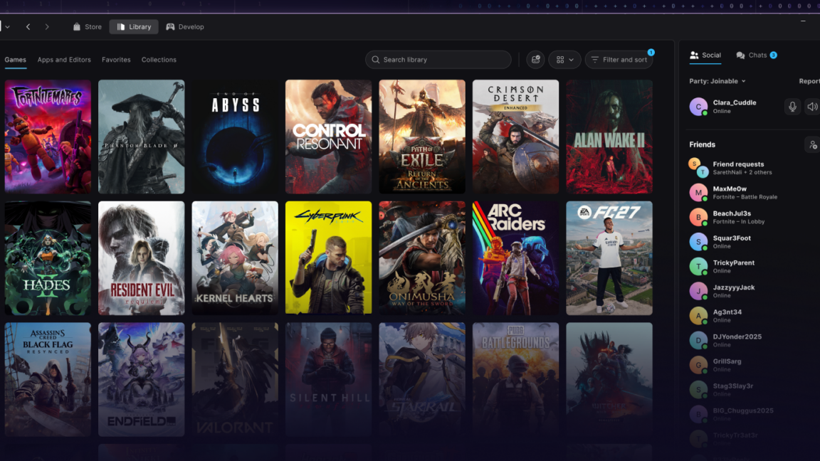 Epic Games uses AI to build faster launcher, calls it "vibe coding"