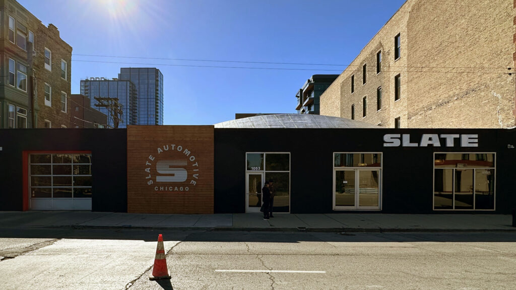 Exterior shot of Slate Customer Center