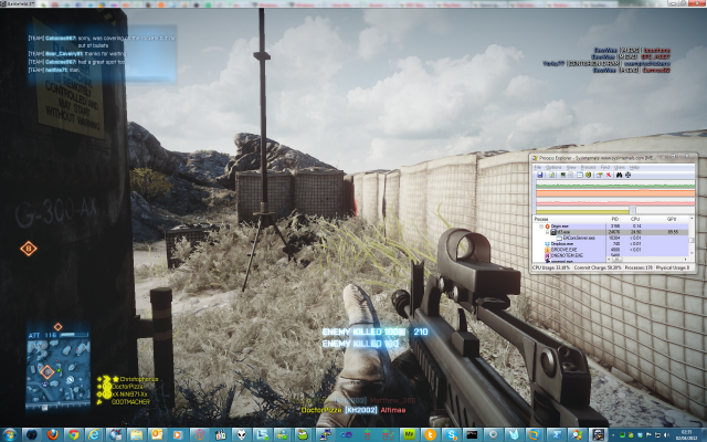 In <em>Battlefield 3</em> a modern multicore hyperthreaded processor will only need two or three cores, even with the GPU working hard.