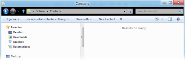 iphone explorer contacts folder