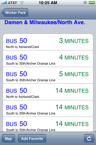 Iphone App Showdown Battle Of The Cta Bus Trackers Ars Technica