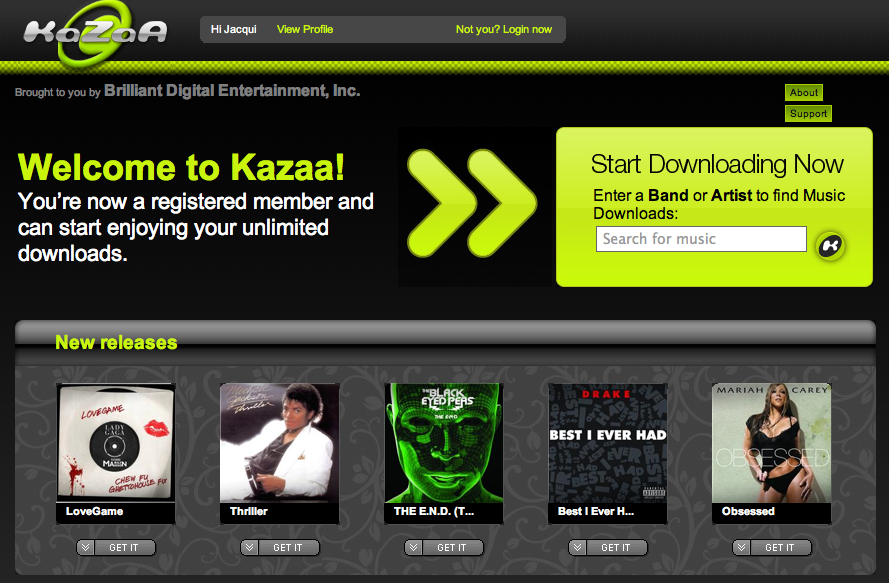 KaZaA goes legit with boring subscription music service Ars Technica