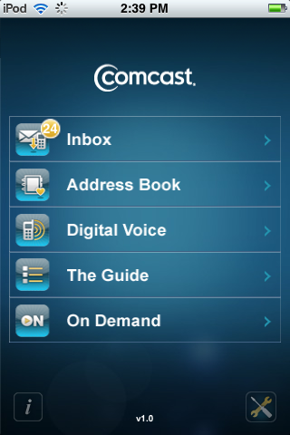 comcast address book server