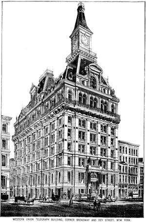 The old Western Union headquarters in New York 