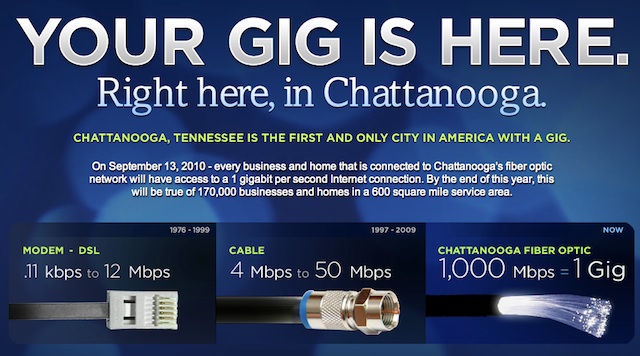 "A gig" has been good marketing for Chattanooga