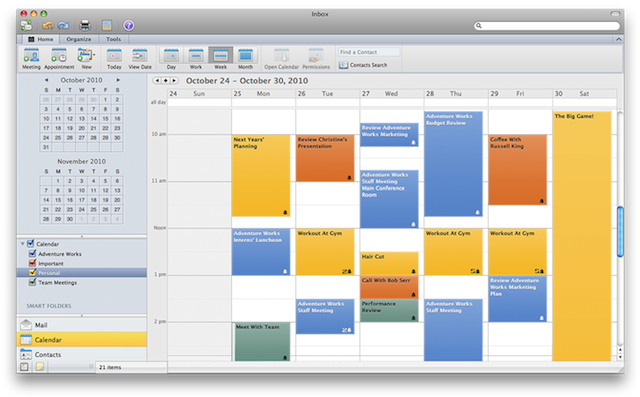 display calendar on mac desktop