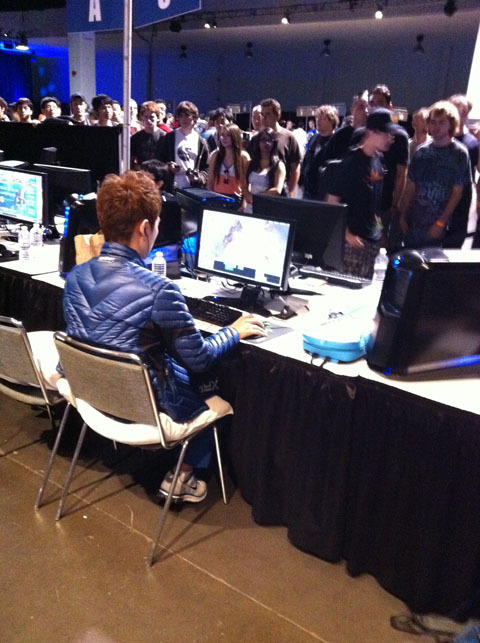 Boxer warming up for MLG
