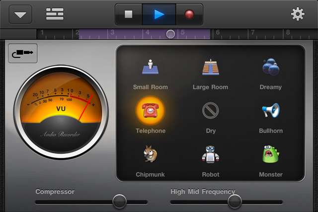 use garageband on ipad