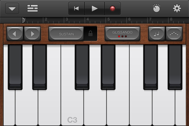 garageband iphone midi keyboard