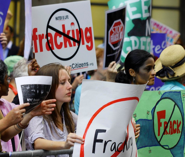 Antifracking sentiment in New York has led to a moratorium on the process there.