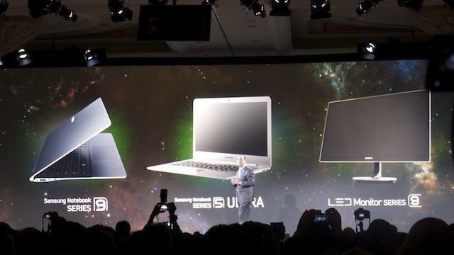 Samsung's new computers and a new LED monitor.