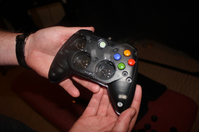 The controller, stripped of all the accessories
