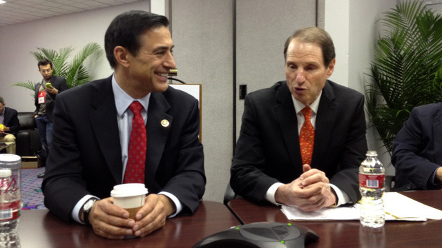 Representative Darrell Issa and Senator Ron Wyden