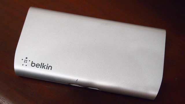 Belkin significantly redesigned its upcoming Thunderbolt Express Dock with more ports and a cleaner design. It won't be available until September 2012, however.