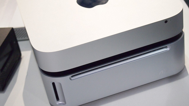 The miniStack Max adds back an optical drive to the 2011 Mac mini.