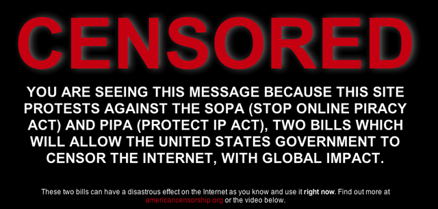 Open Rights Group's SOPA/PIPA protest page