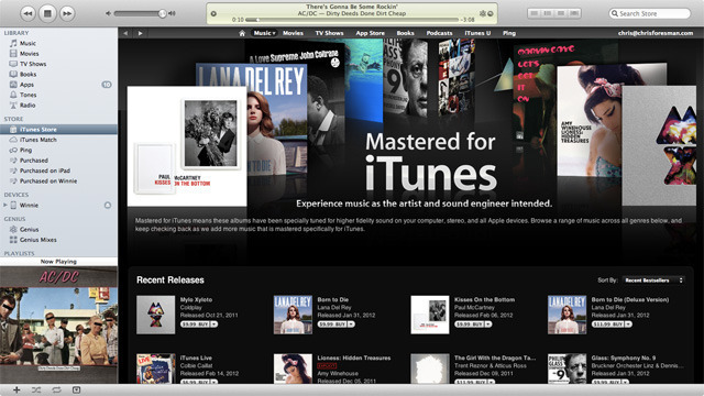 Apple offers a single location to find "Mastered for iTunes" albums in the iTunes Store.