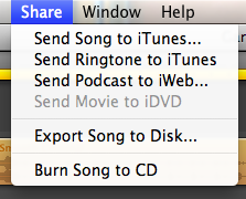 Once you save and then send to iTunes, you're almost there.