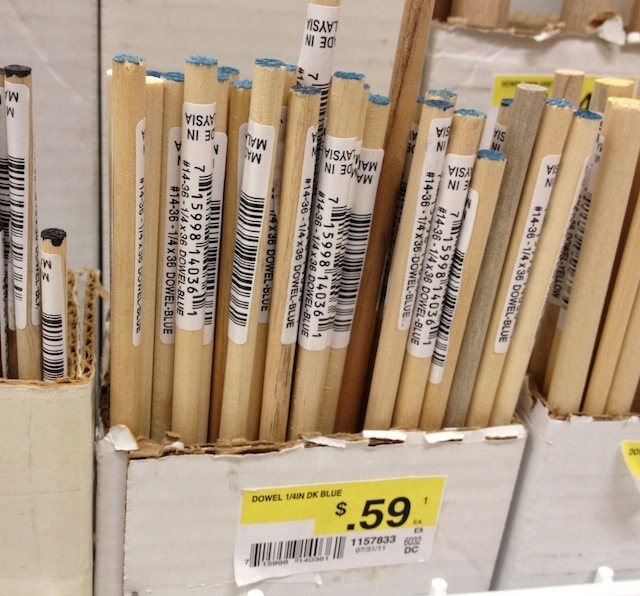 These are the dowels you're looking for.