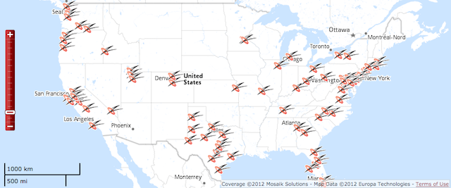 The NetZero coverage map