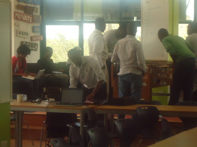People working in Startup Garage Nairobi