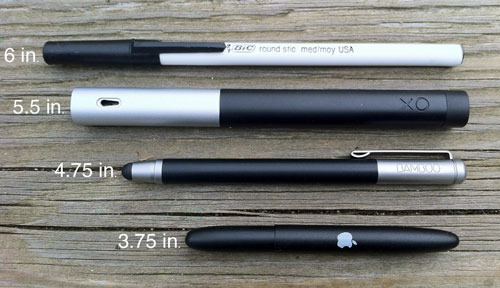 Analog Bic, Studio Pen, Bamboo Stylus, Fisher Space Pen
