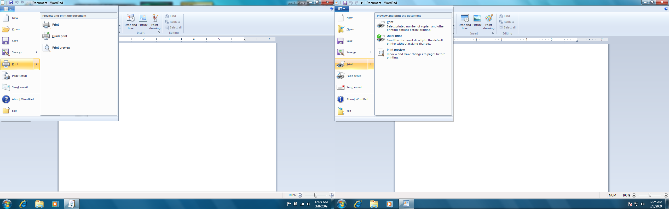 Side by side: UI changes from Windows 7 beta to build 7048 - Ars Technica