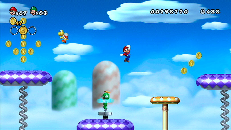 super mario bros wii gameplay