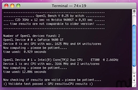 linux opencl benchmark