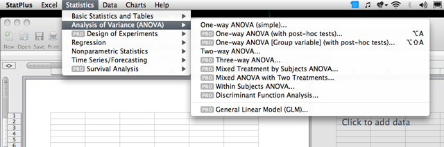 how to do a statistical analysis in excel mac