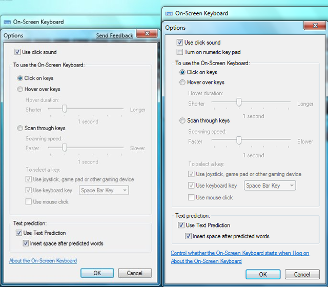 Side by side UI changes from Windows 7 beta to Windows 7 RC Ars Technica