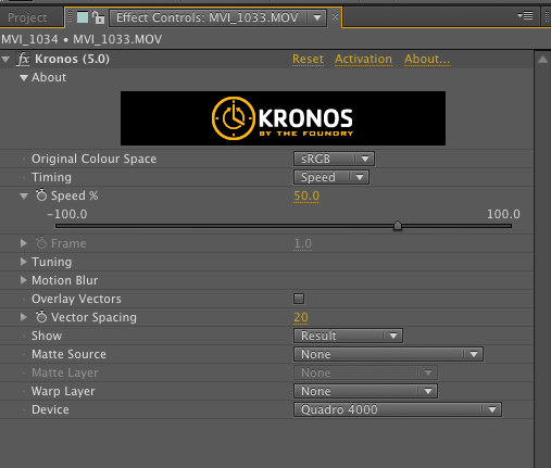 kronos after effects download