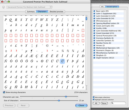 fonts in preview mac os