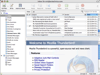 email mozilla thunderbird mac