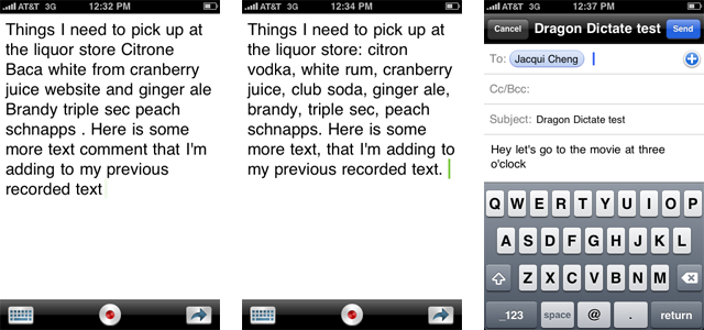 Dragon Dictation for iPhone