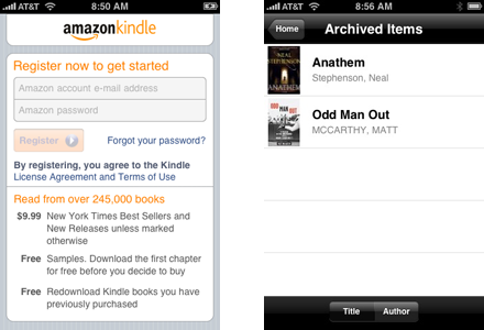 amazon kindle store iphone