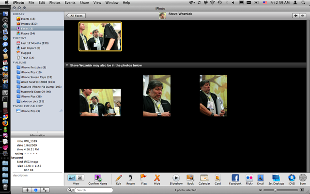 video in iphoto