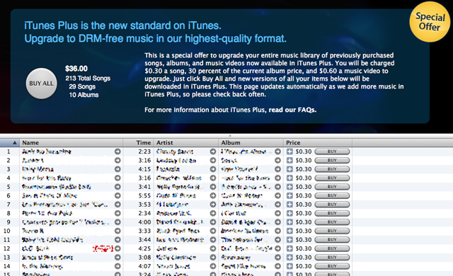 Itunes plus outlet