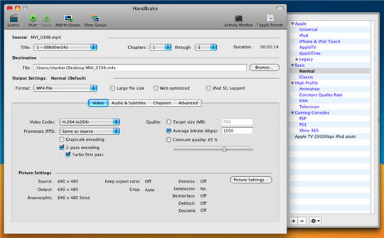 handbrake 9 for mac