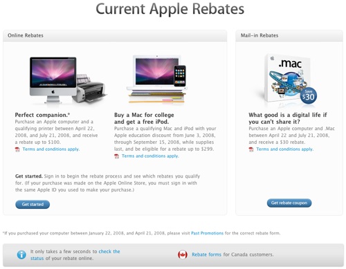 Apple Macbook Rebate