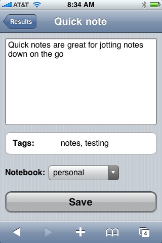 evernote ipad note previews