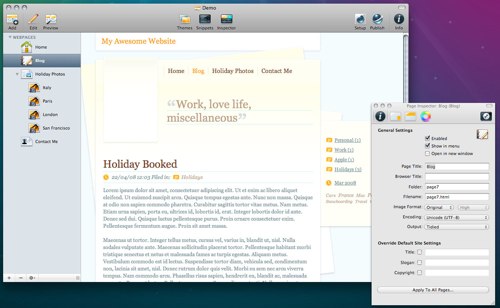 Realmac Software Rapidweaver Web Design Software For Mac