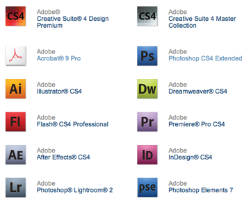 creative suite adobe cs4