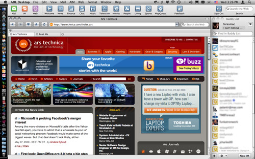 First Look Aol Desktop For Mac 1 0 Ars Technica