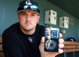Rockies use iPods