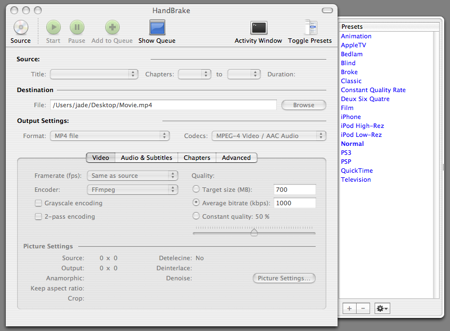 Handbrake Software For Mac