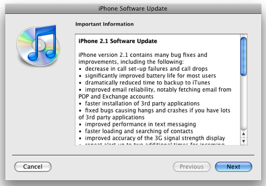 Apple releases iPhone OS 2.1 - Ars Technica