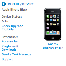 Here is my phone/device: iPhone Black.